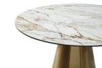 Whiteline Modern Living Charlotte Round Dining Table DT1831