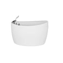 Empava 48" Freestanding Japanese-Style Air Massage Bathtub with Reversible Drain EMPV-48JT011