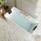 Empava 59" Freestanding Rectangle Whirlpool Bathtub with Center Drain EMPV-59AIS15