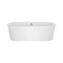 Empava 59" Freestanding Soaking Tub with Center Drain EMPV-59FT1505