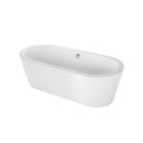 Empava 59" Freestanding Soaking Tub with Center Drain EMPV-59FT1505