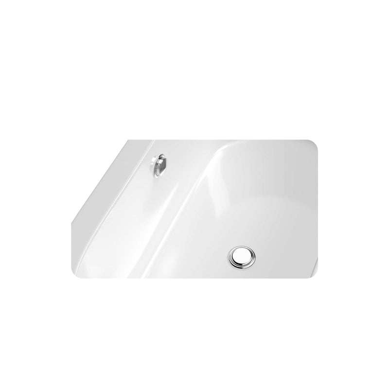 Empava 59" Freestanding Soaking Tub with Center Drain EMPV-59FT1505