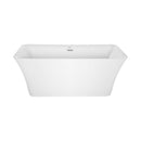 Empava 59" Freestanding Soaking Tub with Center Drain EMPV-59FT1511