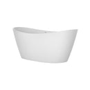 Empava 59" Freestanding Soaking Tub with Center Drain EMPV-59FT1518