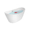 Empava 59" Freestanding Soaking Tub with Center Drain EMPV-59FT1518