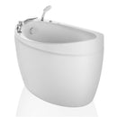 Empava 59" Freestanding Japanese-Style Air Massage Bathtub with Reversible Drain EMPV-59JT011