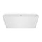 Empava 67" Freestanding Soaking Tub with Center Drain EMPV-67FT1516