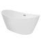 Empava 67" Freestanding Soaking Tub with Center Drain EMPV-67FT1518