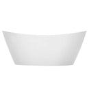 Empava 67" Freestanding Soaking LED Tub with Center Drain EMPV-67FT1518LED