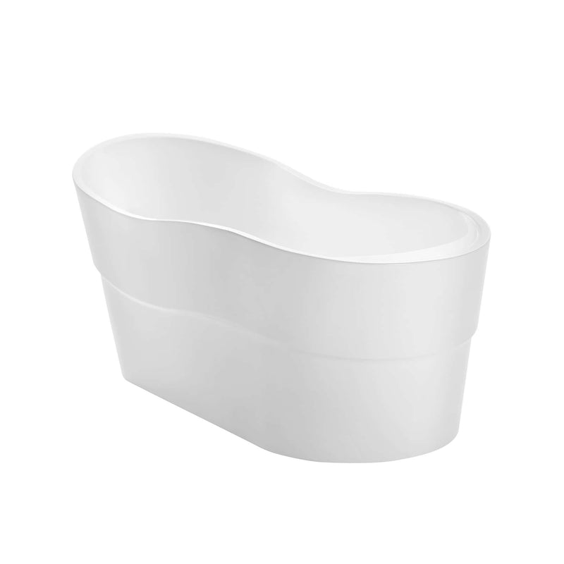 Empava 67" Freestanding Soaking Tub with Left Drain EMPV-67FT1527