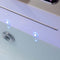 Empava 67" Alcove Combination Massage Inline Heater LED Tub with Left Drain EMPV-67JT351LED