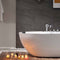 Empava 71" Acrylic Freestanding Whirlpool Bathtub with Reversible Drain EMPV-71AIS14