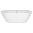 Empava 71" Freestanding Soaking Tub with Center Drain EMPV-71FT1503