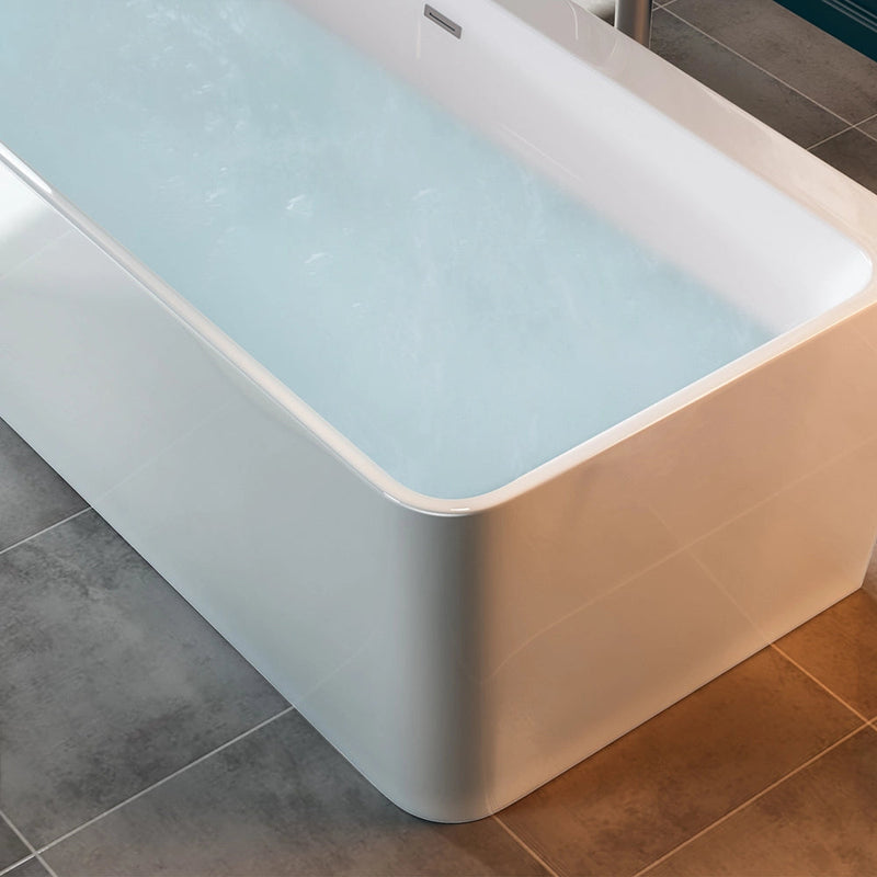 Empava 67" Freestanding Soaking Tub with Center Drain EMPV-67FT1516