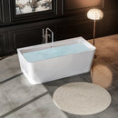 Empava 67" Freestanding Soaking Tub with Center Drain EMPV-67FT1516