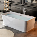 Empava 67" Freestanding Soaking Tub with Center Drain EMPV-67FT1516