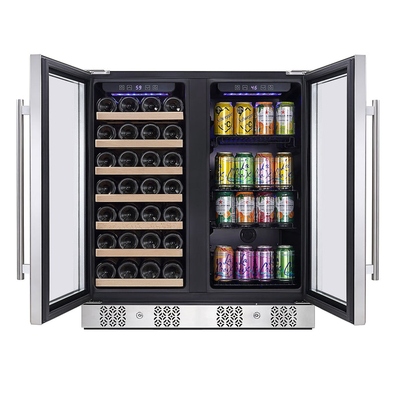 Empava Dual Zone Wine & Beverage Cooler Fridge EMPV-BR04D