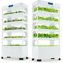 Nutraponics Hydroponics Grow Tower Pro Shelf with Automated Controls & LED Grow Lights | 72 Pots + 85 Site Seeding Tray