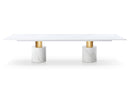 Whiteline Modern Living Geneva 120" Length Rectangular Dining Table DT1640