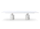 Whiteline Modern Living Geneva 120" Length Rectangular Dining Table DT1640