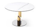 Whiteline Modern Living Gloria Round Dining Table DT1935