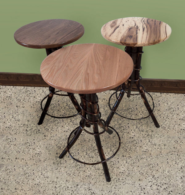 A&L Furniture Co. Amish-Made Hickory Accent Tables AL2210