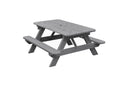 A&L Furniture Co. 4' Amish-Made Cedar Kids Picnic Table AL100C