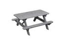 A&L Furniture Co. 4' Amish-Made Cedar Kids Picnic Table AL100C