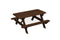 A&L Furniture Co. 4' Amish-Made Cedar Kids Picnic Table AL100C