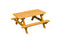 A&L Furniture Co. 4' Amish-Made Cedar Kids Picnic Table AL100C