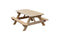 A&L Furniture Co. 4' Amish-Made Cedar Kids Picnic Table AL100C