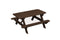 A&L Furniture Co. 4' Amish-Made Cedar Kids Picnic Table AL100C