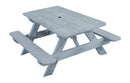 A&L Furniture Co. 4' Amish-Made Pine Kids Picnic Table AL100