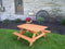 A&L Furniture Co. 4' Amish-Made Pressure-Treated Pine Kids Picnic Table AL100PT