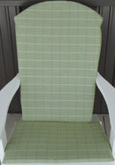 A&L Furniture Co. Weather-Resistant Full Chair Cushions for Adirondack Chairs AL1017