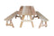 A&L Furniture Co. Amish-Made Cedar Traditional Picnic Tables with Benches AL131C