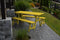 A&L Furniture Co. Amish-Made Pine Traditional Picnic Tables with Benches AL131