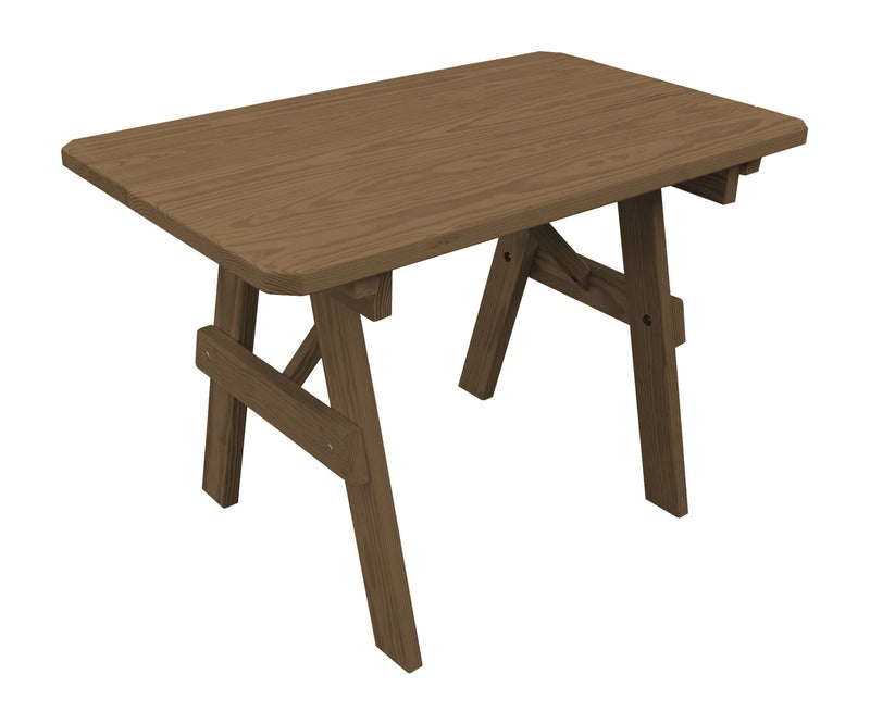 A&L Furniture Co. Amish-Made Pine Traditional Picnic Tables AL141