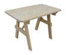 A&L Furniture Co. Amish-Made Pine Traditional Picnic Tables AL141