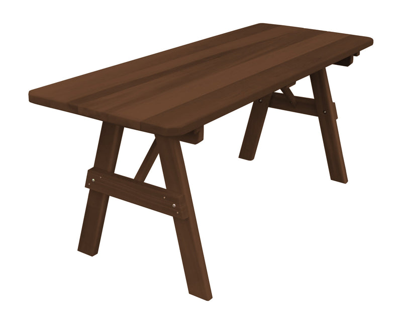 A&L Furniture Co. Amish-Made Cedar Traditional Picnic Tables AL141C