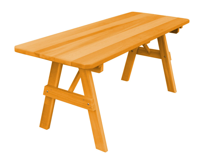 A&L Furniture Co. Amish-Made Cedar Traditional Picnic Tables AL141C