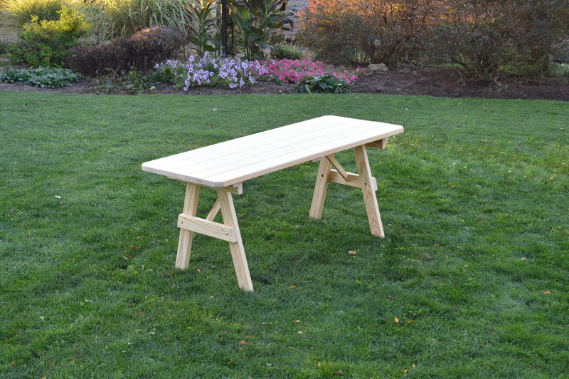 A&L Furniture Co. Amish-Made Pressure-Treated Pine Traditional Picnic Tables AL141PT