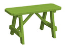 A&L Furniture Co. Amish-Made Painted Pine Traditional A-Frame Benches AL152