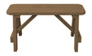 A&L Furniture Co. Amish-Made Stained Pine Traditional A-Frame Benches AL152