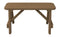 A&L Furniture Co. Amish-Made Stained Pine Traditional A-Frame Benches AL152