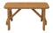 A&L Furniture Co. Amish-Made Stained Pine Traditional A-Frame Benches AL152