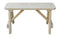 A&L Furniture Co. Amish-Made Stained Pine Traditional A-Frame Benches AL152