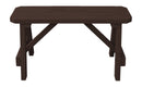 A&L Furniture Co. Amish-Made Stained Pine Traditional A-Frame Benches AL152