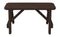 A&L Furniture Co. Amish-Made Stained Pine Traditional A-Frame Benches AL152