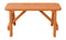 A&L Furniture Co. Amish-Made Pressure-Treated Pine Traditional A-Frame Benches AL152PT